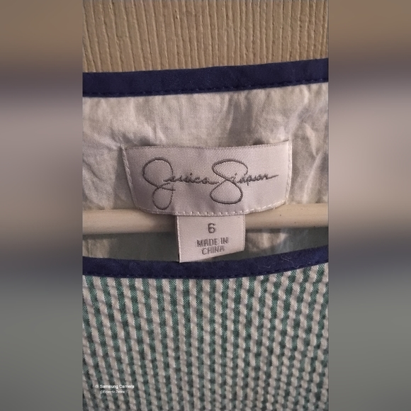 Jessica Simpson dress-blue.white - Picture 2 of 4